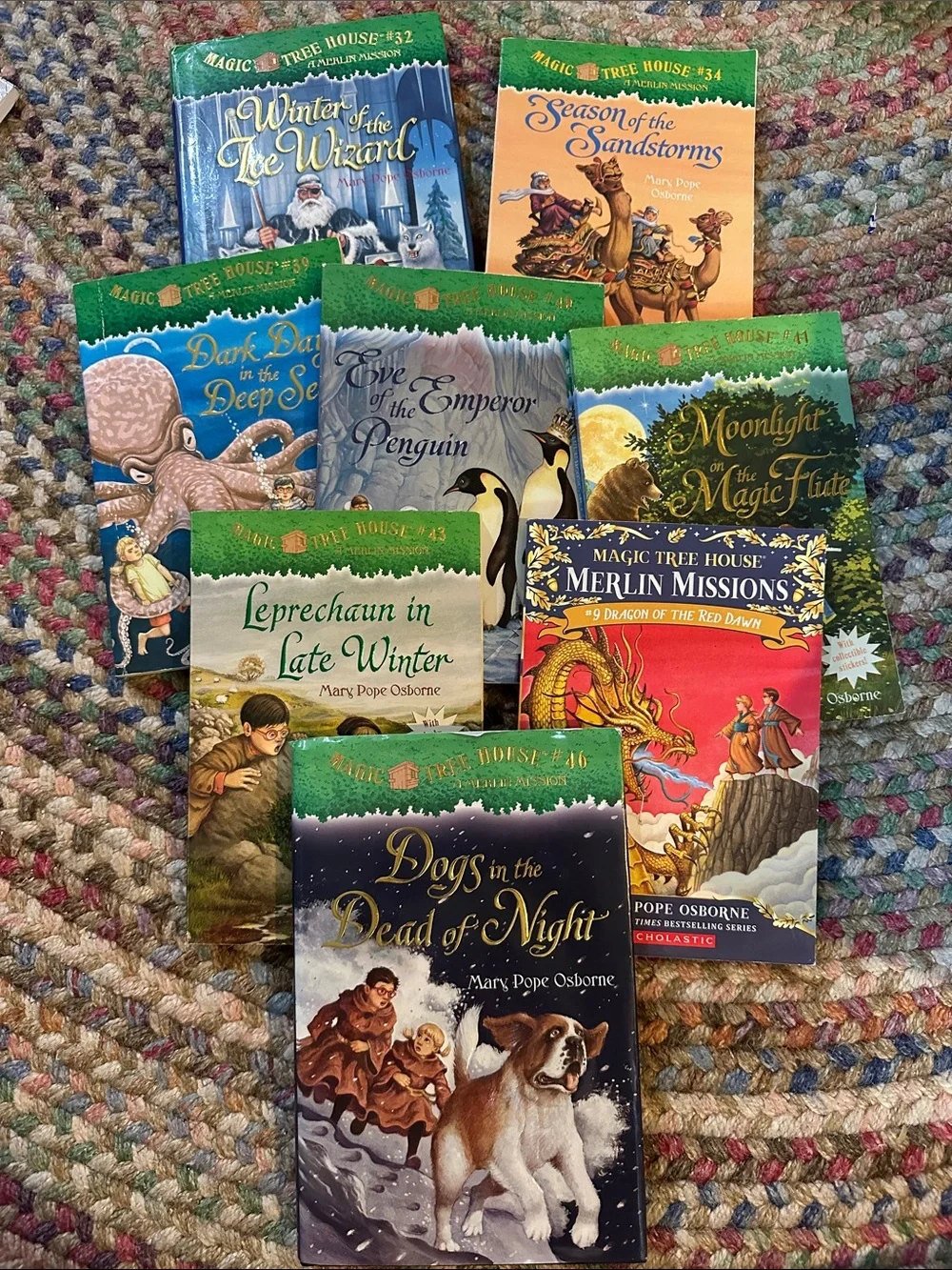 Magic Tree House Merlin Missions 8 Book Lot 2 Hardcover Mary Pope Osborne